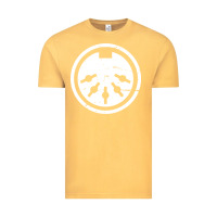 Vintage Mustard distressed midi plug synthesizer Vintage Tee - linhVisuals