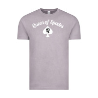 Vintage Zinc queen of spades clothes for women   qos tee t shirt Vintage Tee - linhVisuals