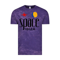 Cloud Purple Space Ibiza Vintage Tee - linhVisuals
