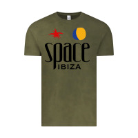 Vintage Olive Space Ibiza Vintage Tee - linhVisuals