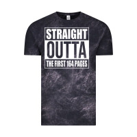 Cloud Black Straight Outta The First 164 Pages Vintage Tee - linhVisuals