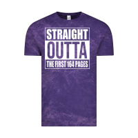 Cloud Purple Straight Outta The First 164 Pages Vintage Tee - linhVisuals