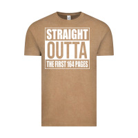 Vintage Coffee Straight Outta The First 164 Pages Vintage Tee - linhVisuals