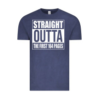 Vintage Denim Straight Outta The First 164 Pages Vintage Tee - linhVisuals