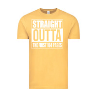Vintage Mustard Straight Outta The First 164 Pages Vintage Tee - linhVisuals