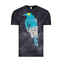 Cloud Black raven t  shirt the raven t  shirt Vintage Tee - linhVisuals