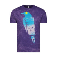Cloud Purple raven t  shirt the raven t  shirt Vintage Tee - linhVisuals