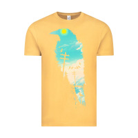 Vintage Mustard raven t  shirt the raven t  shirt Vintage Tee - linhVisuals