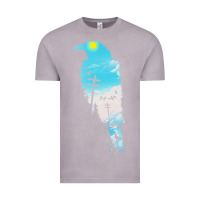 Vintage Zinc raven t  shirt the raven t  shirt Vintage Tee - linhVisuals