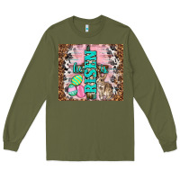 Army Green western he is risen with rabbit Long Sleeve Tee - TumblerDesignByShophia