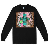 Black western he is risen with rabbit Long Sleeve Tee - TumblerDesignByShophia
