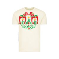 Vintage Arctic swedish dala horse folk art t shirt Vintage Tee - linhVisuals