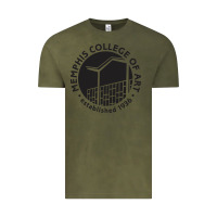 Vintage Olive Memphis College of Art Vintage Tee - linhVisuals