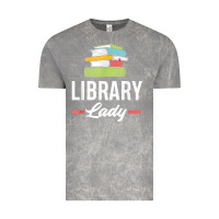 Cloud Rock womens funny library lady librarian library assistant t shirt Vintage Tee - linhVisuals
