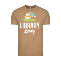 Vintage Coffee womens funny library lady librarian library assistant t shirt Vintage Tee - linhVisuals
