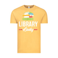 Vintage Mustard womens funny library lady librarian library assistant t shirt Vintage Tee - linhVisuals
