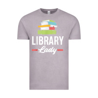 Vintage Zinc womens funny library lady librarian library assistant t shirt Vintage Tee - linhVisuals