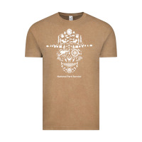 Vintage Coffee national park service, skull animals hiking camping eliments t shirt Vintage Tee - linhVisuals