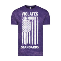 Cloud Purple violates community standards apparel community t shirt Vintage Tee - linhVisuals