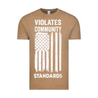 Vintage Coffee violates community standards apparel community t shirt Vintage Tee - linhVisuals