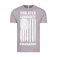 Vintage Zinc violates community standards apparel community t shirt Vintage Tee - linhVisuals