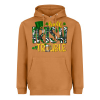 Meerkat Half Irish All Trouble Heavyweight Hoodie - CowhideDigitalArt