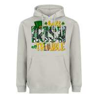 Moon Dust Half Irish All Trouble Heavyweight Hoodie - CowhideDigitalArt