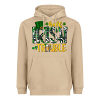 Mushroom Half Irish All Trouble Heavyweight Hoodie - CowhideDigitalArt