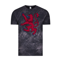 Cloud Black lion rampant of scotland, royal banner, royal arms, scottish pride Vintage Tee - linhVisuals