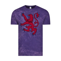 Cloud Purple lion rampant of scotland, royal banner, royal arms, scottish pride Vintage Tee - linhVisuals
