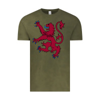 Vintage Olive lion rampant of scotland, royal banner, royal arms, scottish pride Vintage Tee - linhVisuals