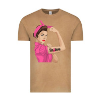 Vintage Camel believe cancer awareness women gift Vintage Tee - linhVisuals