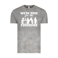 Cloud Rock we're here for the foursome funny sarcasm golf lover golfer t shirt Vintage Tee - linhVisuals