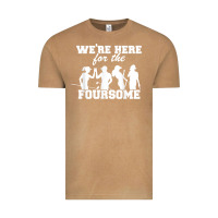 Vintage Camel we're here for the foursome funny sarcasm golf lover golfer t shirt Vintage Tee - linhVisuals