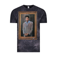 Cloud Black seinfeld the kramer portrait t shirt Vintage Tee - linhVisuals