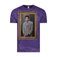 Cloud Purple seinfeld the kramer portrait t shirt Vintage Tee - linhVisuals