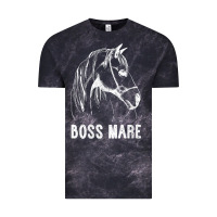 Cloud Black womens boss mare horseback riding equestrians men horse women gift v n Vintage Tee - linhVisuals
