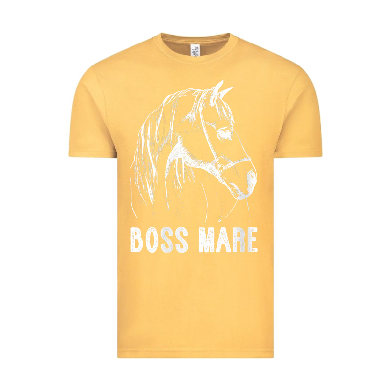 Womens Boss Mare Horseback Riding Equestrians Men Horse Women Gift V N Vintage Tee by linhVisuals | Teevron