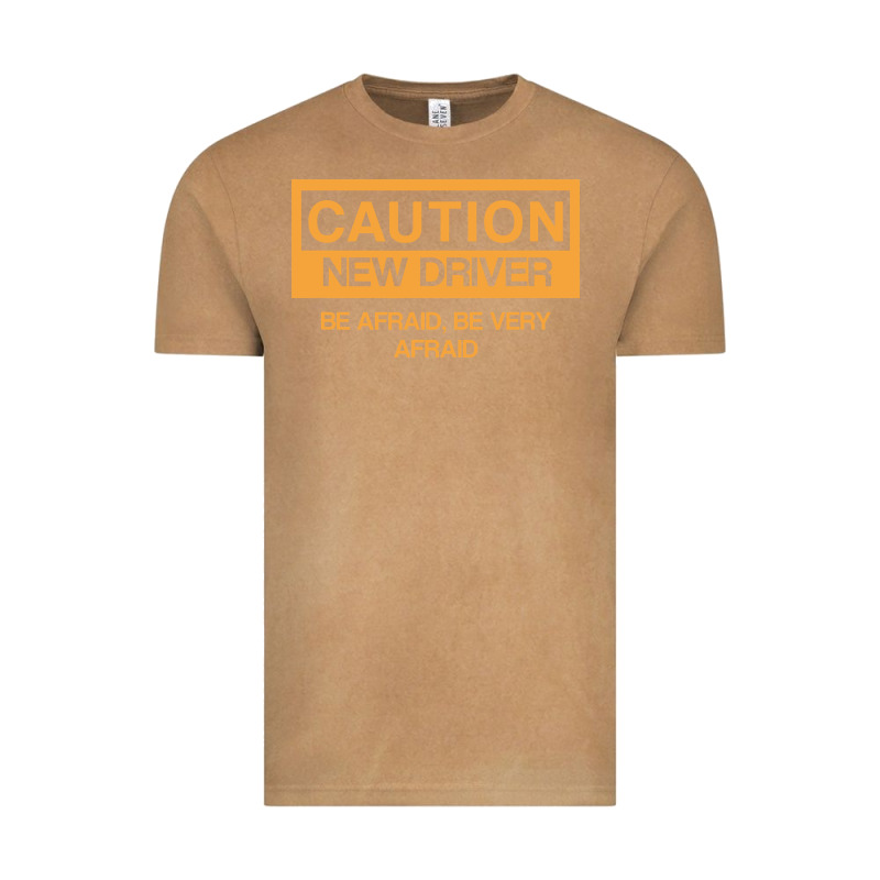 Caution New Student Driver Funny Vintage Tee by linhVisuals | Teevron