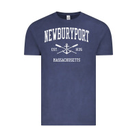 Vintage Denim newburyport ma vintage crossed oars & boat anchor sports t shirt Vintage Tee - linhVisuals