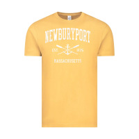 Vintage Mustard newburyport ma vintage crossed oars & boat anchor sports t shirt Vintage Tee - linhVisuals