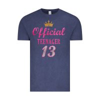 Vintage Denim official 13 teenager cute 13th birthday ideas for girls t shirt Vintage Tee - linhVisuals