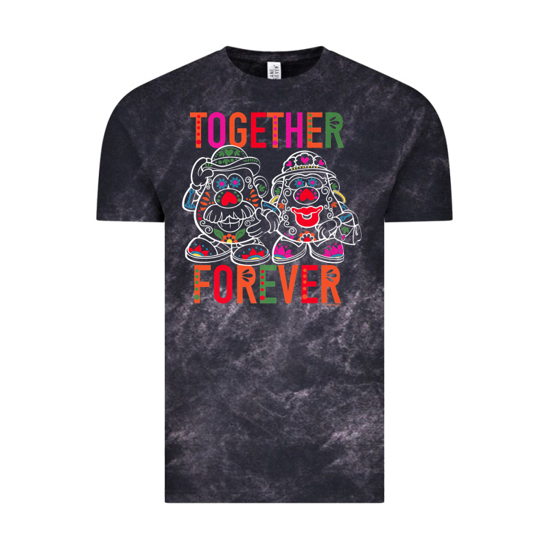 Mr. & Mrs. Potato Head Day Of The Dead Together Forever Premium T Shir Vintage Tee by linhVisuals | Teevron