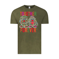 Vintage Olive mr. & mrs. potato head day of the dead together forever premium t shir Vintage Tee - linhVisuals