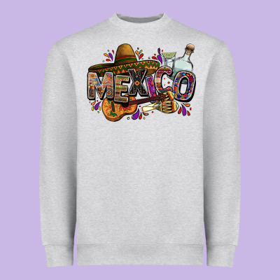 Mexico Heavyweight Sweatshirt Designed By Fadigitalartstudio
