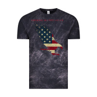Cloud Black courage is contagious and eagle Vintage Tee - linhVisuals