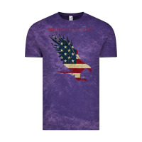 Cloud Purple courage is contagious and eagle Vintage Tee - linhVisuals