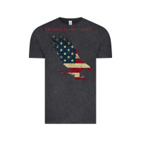 Vintage Black courage is contagious and eagle Vintage Tee - linhVisuals