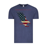 Vintage Denim courage is contagious and eagle Vintage Tee - linhVisuals