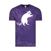 Cloud Purple raccoon Vintage Tee - linhVisuals